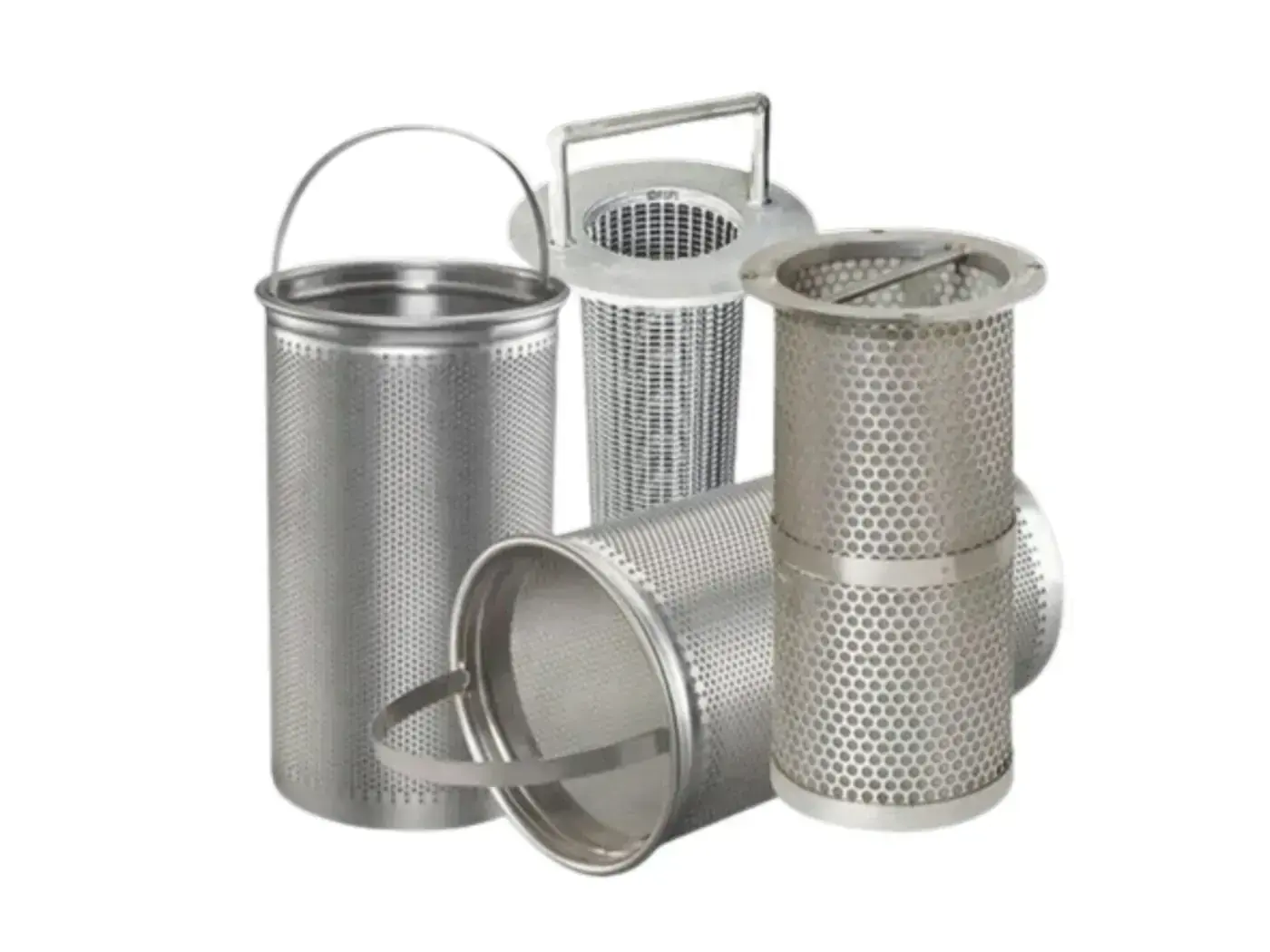 Canastos filtrantes en acero inoxidable